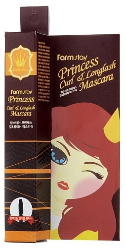 Тушь для ресниц - FarmStay Princess curl & longlash mascara, 12г