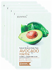 Маска тканевая для лица с экстрактом авокадо - Eunyul Natural mosture mask pack avocado, 22мл