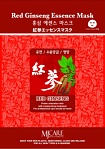 Маска для лица тканевая с экстрактом красного женьшеня 23г MJCARE RED GINSENG ESSENCE MASK