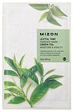 Маска тканевая для лица с экстрактом зелёного чая - Mizon Joyful time essence mask green tea, 23г