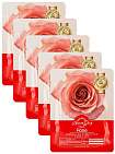 Маска тканевая для лица с экстрактом розы - Grace Day Rose cellulose mask, 27мл