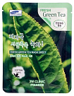 Маска увлажняющая тканевая с экстрактом зеленого чая 23мл 3W CLINIC Fresh Green Tea Mask Sheet