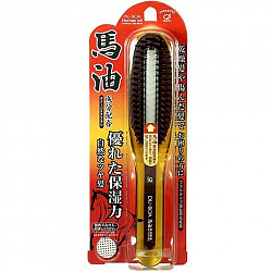 Щетка для поврежденных волос с лошадиным маслом - Ikemoto Du-boa horse oil damage care brush, 1шт