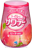Дезодорант для туалета гелевый с ароматом персика - Kobayashi Sawaday for toilet peach, 140г