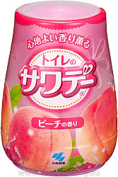 Дезодорант для туалета гелевый с ароматом персика - Kobayashi Sawaday for toilet peach, 140г