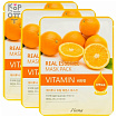 Маска тканевая с витаминами - Juno Real essence mask pack vitamin, 25мл