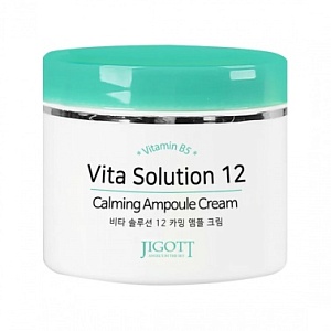 Крем ампульный для лица - JIGOTT VITA SOLUTION 12 CALMING AMPOULE CREAM
