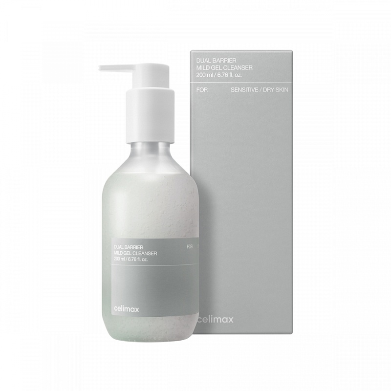 Гель для умывания мягкий с африканским миротамнусом - Celimax Dual barrier mild gel cleanser, 200мл