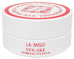 Патчи гидрогелевые с пептидами змеиный яд - La Miso Syn-ake hydrogel eye patch, 60шт