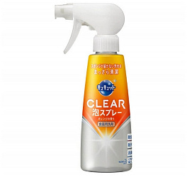 Спрей-пенка для мытья посуды с ароматом апельсина - KAO CuCute clear bubble spray оrange, 300мл