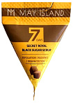 Скраб для лица с порошком черного сахара - May Island Sugar scrub, 5г*12шт