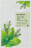 Маска тканевая для лица с комплексом травяных экстрактов 23г - MIZON Joyful Time Essence Mask Herb