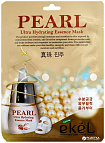 Маска для лица тканевая с экстрактом жемчуга 25мл EKEL Pearl Ultra Hydrating Essence Mask