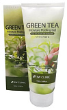 Гель-пилинг увлажняющий с экстрактом зеленого чая 180мл 3W CLINIC Green Tea Moisture Peeling Gel