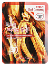 Маска тканевая для лица красный женьшень - 3W Clinic Fresh red ginseng mask sheet, 23мл