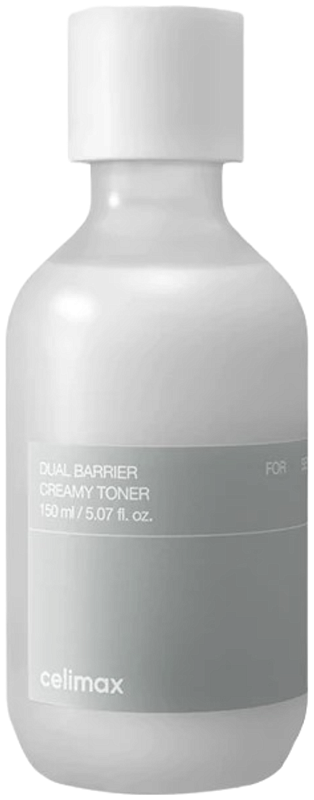 Тонер увлажняющий с молочной текстурой для сухой кожи - Celimax Dual barrier creamy toner, 150мл