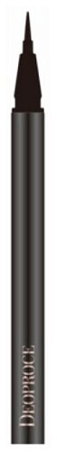 Подводка-фломастер для глаз - Deoproce Easy drawing pen eyeliner black, 0,7г