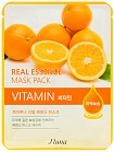Маска тканевая с витаминами - Juno Real essence mask pack vitamin, 25мл