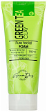 Пенка для умывания с зеленой глиной - Grace Day Green tea clay pure facial foam, 180мл