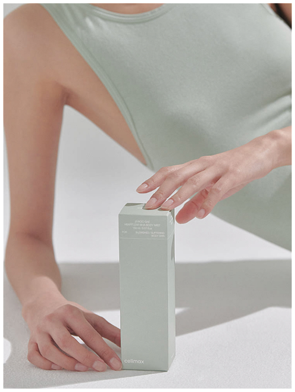 Мист-спрей для тела с кислотами и экстрактом хауттюйнии, Celimax Jiwoojae heartleaf BHA body,150ml