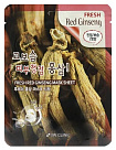 Маска тканевая для лица красный женьшень - 3W Clinic Fresh red ginseng mask sheet, 23мл