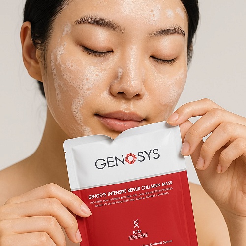 Genosys Тканевая маска коллагеновая, Intensive Collagen Repair Mask, 25г