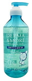 Шампунь для волос мицеллярный - KeraSys Derma&more micellar anti dust scalp, 600мл