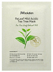 Маска тканевая с экстрактом чайного дерева - JMsolution Releaf mild acidic tea tree mask, 30мл