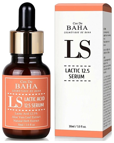 Сыворотка для лица для лица с молочной кислотой - Cos De BAHA Lactic acid serum (LS), 30мл