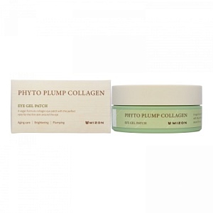 Патчи под глаза с фитоколлагеном 60шт MIZON PHYTO PLUMP COLLAGEN EYE GEL PATCH
