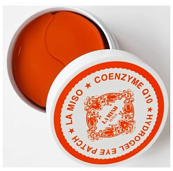 Патчи гидрогелевые с коэнзим - La Miso Q10 для кожи вокруг глаз - Hydrogel eye patch coenzyme, 60шт