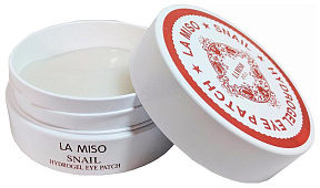 Патчи гидрогелевые с экстрактом улитки - La Miso Snail hydrogel eye patch, 60шт