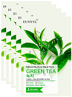 Маска тканевая для лица с экстрактом зеленого чая - Eunyul Natural moisture mask pack green tea, 22г