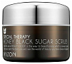 Скраб для лица с черным сахаром - Mizon Honey black sugar scrub, 80мл