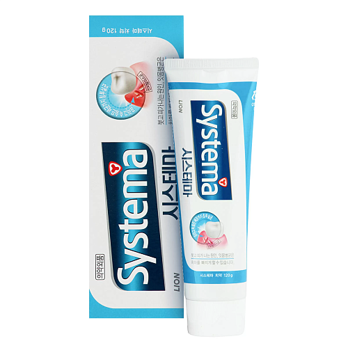 Паста зубная для ежедневного ухода за полостью рта со вкусом ледяной мяты - LION SYSTEMA 120g