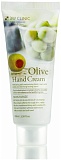 Крем увлажняющий для рук с экстрактом оливы 100мл 3W CLINIC Moisturizing Olive Hand Cream