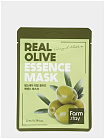 Маска тканевая для лица с экстрактом оливы - FarmStay Real olive essence mask, 23мл