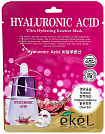Маска для лица тканевая с гиалуроновой кислотой 25 EKEL Hyaluronic Acid Ultra Hydrating Essence Mask