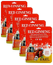 Маска для лица тканевая с экстрактом красного женьшеня EKEL Red ginseng Ultra Hydrating Essence Mask