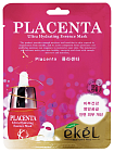 Маска для лица тканевая с экстрактом плаценты 25мл EKEL Placenta Ultra Hydrating Essence Mask