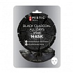 Маска для лица тканевая с древесным углём 24мл MISTIC BLACK CHARCOAL 7 DAYS Sheet mask