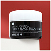 Скраб для лица с черным сахаром - Mizon Honey black sugar scrub, 80мл