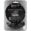 Маска для лица тканевая с древесным углём 24мл MISTIC BLACK CHARCOAL 7 DAYS Sheet mask