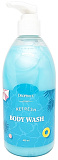Гель для душа освежающий с охлаждающим эффектом 400мл DEOPROCE REFRESH BODY WASH