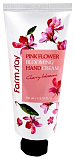 Крем для рук с экстрактом цветов вишни - FarmStay Pink flower hand cream cherry blossom, 100мл