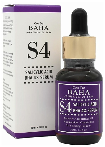 Сыворотка для лица с ниацинамидом и салициловой кислотой 3 Cos De BAHA Salicylic Acid 4% Serum (S4)