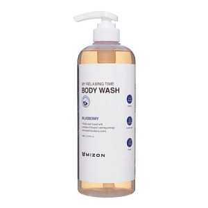 Гель для душа с экстрактом голубики 800мл MIZON MY RELAXING TIME BODY WASH [BLUEBERRY]