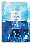 Маска для лица тканевая с экстрактом морских водрослей DEOPROCE COLOR SYNERGY EFFECT SHEET MASK BLUE