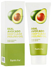 Гель-пилинг для лица с экстрактом авокадо - FarmStay Real avocado deep clear peeling gel, 100мл