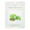 Маска для лица тканевая с экстрактом зеленого чая 25г FOODAHOLIC NATURE SKIN MASK #GREEN TEA